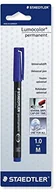 Foliopisy - Staedtler 317  3 bkda Lumocolor pisak uniwersalny M-koronka około 1 MM, Permanent, 1 ST na blistrze, niebieski 317-3 BKDA - miniaturka - grafika 1