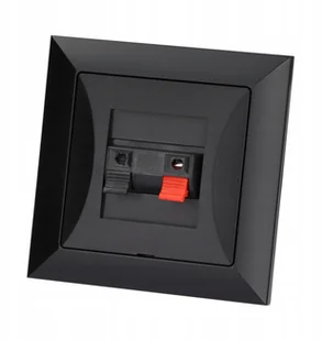 LEDart głośnikowe kolumnowe Opal czarny Mat - Gniazdka elektryczne - miniaturka - grafika 2