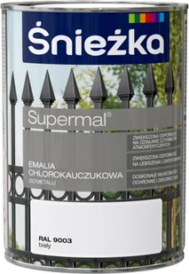Śnieżka Emalia do metalu CHLOROKAUCZUKOWA SUPERMAL - Emalie - miniaturka - grafika 10