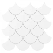 Płytki ceramiczne - Dunin Mozaika Mini Fish Scale White 88 - miniaturka - grafika 1