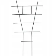 Kratki i pergole - Podpora Roślin, Kwiatów W Doniczkach Metal 51x29cm - miniaturka - grafika 1