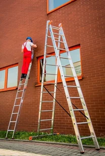 Krause 996 99674955 Drabina profesjonalna Monto Tribilo 3x9 wysokość robocza 6,90m) 74955-uniw - Drabiny - miniaturka - grafika 4