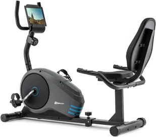 Hop-Sport Rower poziomy HS-040L Root szaro-niebieski - Hop Sport 27833-uniw - Rowery treningowe - miniaturka - grafika 2