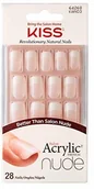 Żele do paznokci - Kiss Salon Acryl Nude francuskie paznokcie 28 Count (kaszmir) Pojedynczy beżowy - miniaturka - grafika 1