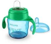 Kubki dla dzieci - Philips AVENT Kubek niekapek z uchwytami 6m+ kolor niebieski 551/05 200 ml - miniaturka - grafika 1