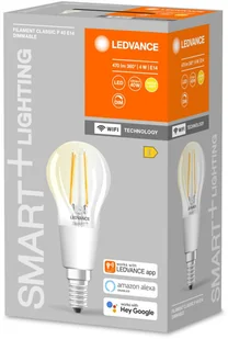 LEDVANCE SMART+ LEDVANCE SMART+ WiFi filament Mini Bulb E14 4W 827 - Systemy inteligentnych domów - miniaturka - grafika 2
