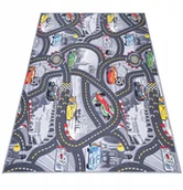 Dywany dla dzieci - Dywan Disney Cars 140x200 Auta Drogi Wyścigi - miniaturka - grafika 1