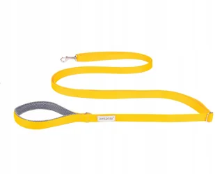 Ami Play Smycz regulowana L 1,6-3m x 2,5cm żółta - Smycze dla psów - miniaturka - grafika 6