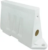 Wyposażenie miejsc publicznych - Bariera drogowa U-14e biała - miniaturka - grafika 1