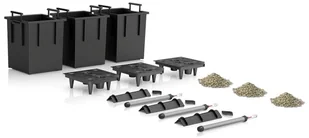 Lechuza Donica TRIO Stone 30 biały kwarcowy TRIO STONE 30 KWARC - Donice - miniaturka - grafika 2