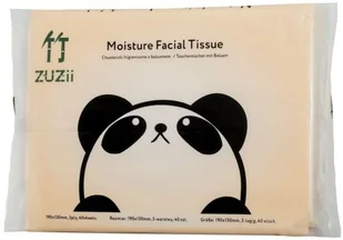 Zuzii Zuzii chusteczki higieniczne bambusowe 3-warstwowe z balsamem 40szt ZUZII CHUS-01 - Chusteczki higieniczne - miniaturka - grafika 2