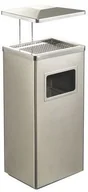 Kosze na śmieci - Wesco 153 834  47 popielniczka z dachem stal nierdzewna matowa 153 834-47 - miniaturka - grafika 1
