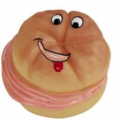 Zabawki dla psów - Kerbl piszcząca zabawka dla psa hamburger 10cm - miniaturka - grafika 1