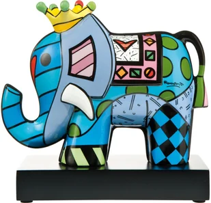 Goebel Figurka słoń Great India 3 Romero Britto 66-452-09-1 - Figurki dekoracyjne - miniaturka - grafika 4