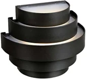 Lampy ogrodowe - Markslojd Zewnętrzna LAMPA elewacyjna ETAGE 107264 metalowa OPRAWA LED 3W ścienna KINKIET do ogrodu outdoor IP44 czarny 107264 - miniaturka - grafika 1