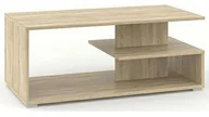 Ławy i stoliki kawowe - Prostokątna ława z półką dąb sonoma C6-F77 - miniaturka - grafika 1