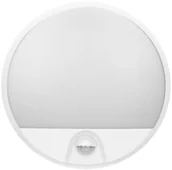 Oprawy, klosze i abażury - Orno AGAT LED 10W oprawa ogrodowa z czujnikiem ruchu 140st 850lm IP54 4000K biała OR-OP-6111WLPMR4 - miniaturka - grafika 1