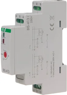 F&F Przekaźnik bistabilny z wyłącznikiem czasowym, na szynę DIN, z przekaźnikiem - Sterowniki i przekaźniki F&F Przekaźnik bistabilny z wyłącznikiem czasowym, na szynę DIN, z przekaźnikiem - Sterowniki i przekaźniki - miniaturka - grafika 3