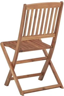 vidaXL Składane krzesła ogrodowe 6 szt., z poduszkami, drewno akacjowe! 3074995 - Fotele i krzesła ogrodowe - miniaturka - grafika 7