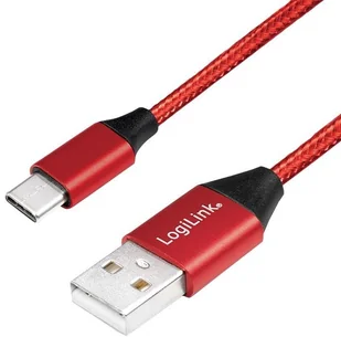 LogiLink USB-C 0.3m czerwony CU0147 - Kable USB - miniaturka - grafika 2
