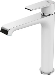 Laveo Largo bateria umywalkowa stojąca nablatowa chrom/biały BAH 62ND produkcji - Baterie umywalkowe - miniaturka - grafika 2