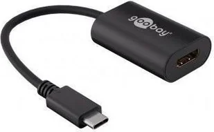 Goobay 38532 adapter USB-C, 0,2 m Czarny 38532 - Kable - miniaturka - grafika 2