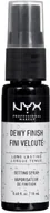 Utrwalacze do makijażu - NYX MAKE UP SETTING SPRAY MINI DEWY FINISH PROMOCJA Black Friday Codziennie! O 15:00 jeden produkt w wariackiej cenie - miniaturka - grafika 1