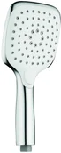 Słuchawki prysznicowe - Laveo Słuchawka natryskowa chrom/biała BOHO - miniaturka - grafika 1