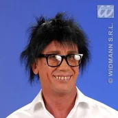 Gadżety na imprezę - Generique - generique  czarne lokami krótkie krój męski WDM6372B - miniaturka - grafika 1