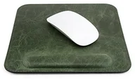 Akcesoria do komputerów jednopłytkowych - OTTO Leather Otto prawdziwej skóry podkładka pod mysz z nakładką na nadgarstek, zielony OTTO168 - miniaturka - grafika 1