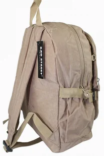 Bag Street Praktyczny Plecak Materiałowy BAG STREET 2216 BEŻOWY 35 x 26 x 15 cm - Plecaki - miniaturka - grafika 4