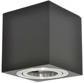 Lampy sufitowe - Mdeco Plafon LAMPA sufitowa SLP6317 MDECO metalowa OPRAWA prostokątny downlight regulowany czarny __code-64063 - miniaturka - grafika 1