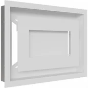 Akcesoria kominkowe - Kratki.pl Kratka WIND biała 22x30 22/30B/WIND - miniaturka - grafika 1