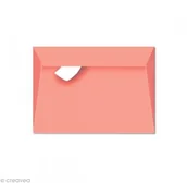 Papier do drukarek - Clairefontaine 5356 °C pyłki Paket von 20 kopert listowych 11,4 x 16,2 cm, Litschi 5356C - miniaturka - grafika 1