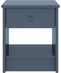 vidaXL Lumarko Szafka nocna, jasnoszara, 35x30x40 cm, lite drewno sosnowe 322237 - Szafki nocne - miniaturka - grafika 2
