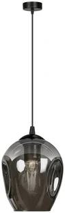 EULUNA Lampa wisząca Starla 1-punktowa, szkło grafitowe - Lampy sufitowe - miniaturka - grafika 2