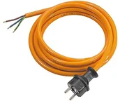 Przewody elektryczne - Conotech przyłączeniowy AS Schwabe placów budowy poliuretanowa h05bq-F 2 X 1,0, 3 m, pomarańczowy, 70911 - miniaturka - grafika 1