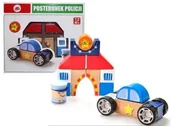 Klocki - Brimarex Drewno układanka Policja - miniaturka - grafika 1