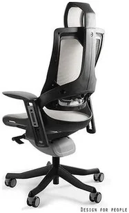 Fotel biurowy, krzesło biurowe Unique Fotel biurowy Wau 2 grafitowy W-709B-NW41 - Fotele i krzesła biurowe - miniaturka - grafika 2