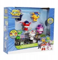 Figurki dla dzieci - Super Wings Samoloty Zestaw 10 Figurek 730060A - miniaturka - grafika 1