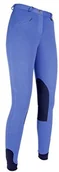 Bryczesy - HKM damski Penny Easy spodnie do jazdy konnej, niebieski, 128 (90646769.0442) - miniaturka - grafika 1