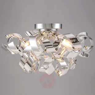 Lampenwelt Piękna chromowa lampa sufitowa Elviro - Lampy sufitowe - miniaturka - grafika 2