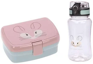 Lassig Szynszyla - Zestaw na lunch Lunchbox + Tritanowa butelka - bidon 460 ml About Friends Szynszyla - Lassig 1210057329 - Zestawy naczyń dla dzieci - miniaturka - grafika 4