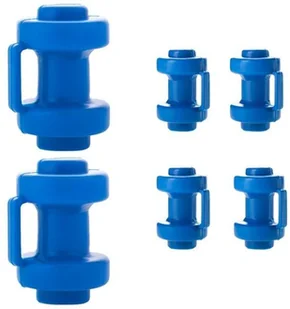 Springos Grzybek na słupki do siatki trampoliny zestaw 6 szt. 6 grzybków TPC-01 BLUE - Akcesoria do trampolin - miniaturka - grafika 2