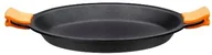 Patelnie - BRA Efficient  patelnia Paella wykonana z odlewu aluminiowego z uchwytami z powłoką nieprzywierającą Teflon Platinum Plus i silikonu, czarny, 32 cm A271632 - miniaturka - grafika 1