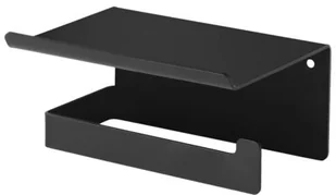 Deante ADM N221 Mokko Uchwyt na papier toaletowy z półką Nero CZARNY - Stojaki i wieszaki na papier toaletowy - miniaturka - grafika 2