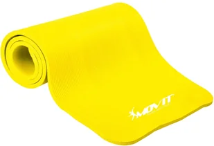 MOVIT ŻÓŁTA MATA PIANKOWA 183x60x1,0cm DO ĆWICZEŃ GIMNASTYKI FITNESS JOGI 20040615 - Maty do jogi - miniaturka - grafika 9