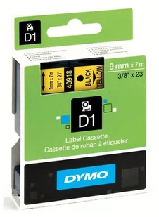 Dymo ETYKIETA D1 9MMX7M CZARNY/ŻÓŁTY S0720730 - Etykiety do drukarek - miniaturka - grafika 6