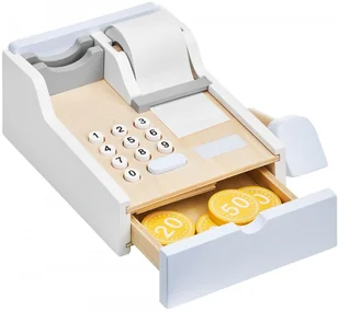 Mamabrum Warzywniak - drewniany stragan ze skrzynkami, kasą i terminalem WOODEN MARKET CA1297 - Zabawki AGD Mamabrum Warzywniak - drewniany stragan ze skrzynkami, kasą i terminalem WOODEN MARKET CA1297 - Zabawki AGD - miniaturka - grafika 3