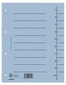 Segregatory - Przekładka kartonowa do segregatora niebieska A4 8610001-10 100szt - miniaturka - grafika 1